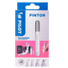 Set Pintor plateado 4 puntas extra fina, fina, media y biselada Pil...