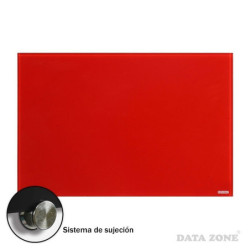 Pizarra de Vidrio Pared 60x90 Roja DATAZONE material-didactico
