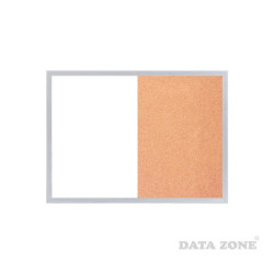 Pizarra Magnética Blanca/Corcho 60x90cm DATAZONE material-didactico