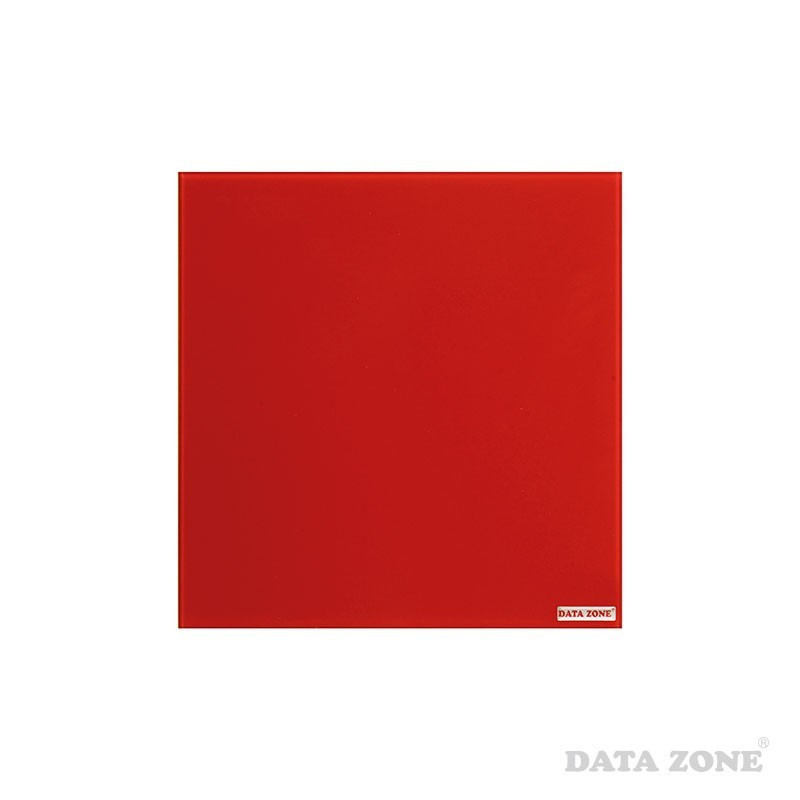 Pizarras Magnética  de Vidrio 30x30 Roja DATAZONE material-didactico