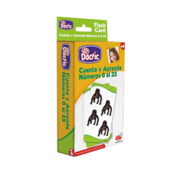 Láminas Cuenta y Aprende Números 0 al 25 DACTIC material-didactico