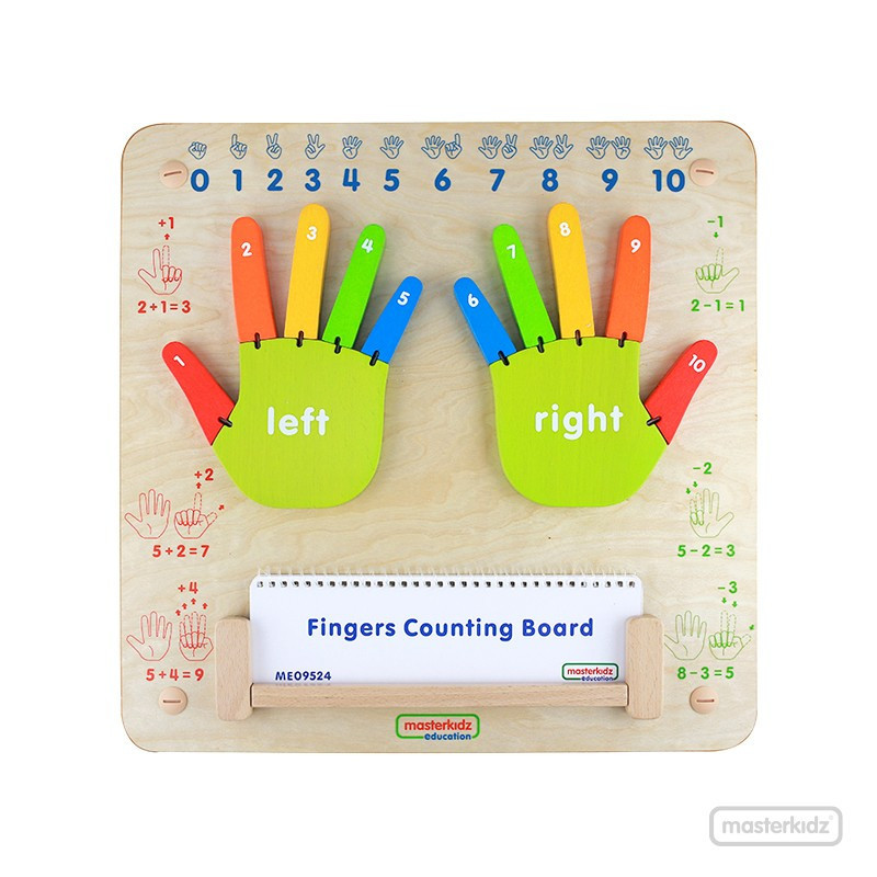 Tablero de Pared Cuenta Dedos MASTERKIDZ material-didactico