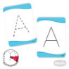 Lámina Escritura del Abecedario DACTIC material-didactico