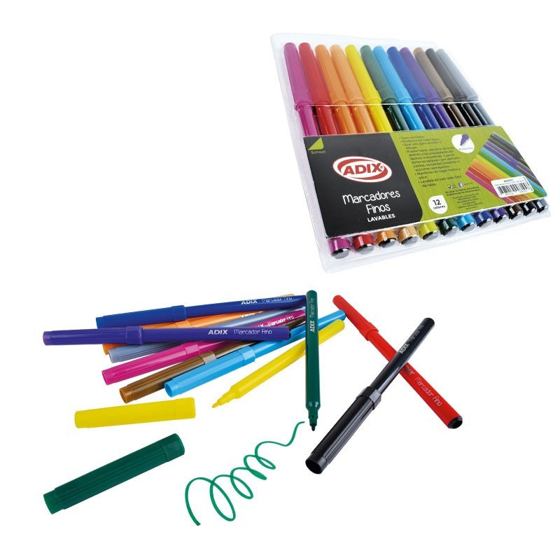 Marcadores Finos ADIX material-didactico