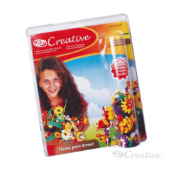 Set Flores Goma Eva para armar CREATIVE material-didactico