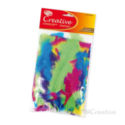Pluma Color Surtido 14 gr CREATIVE material-didactico