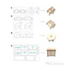 Mueble Miniatura Armable Living CREATIVE material-didactico