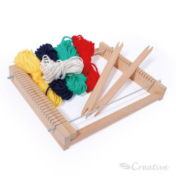 Telar de Madera CREATIVE material-didactico