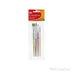 Set Brochas 4 Unidades CREATIVE material-didactico