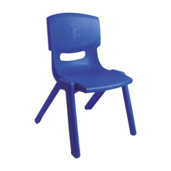 Silla Infantil Plástica 53x31x28,5 cms Azul DACTIC material-didactico