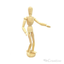 Maniquí Articulado Madera CREATIVE material-didactico