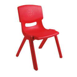 Silla Infantil Plástica 53x31x28,5 cms Roja DACTIC material-didactico