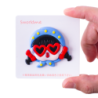 Pin Caricatura para Cuaderno SWORLD material-didactico