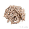 Pinza Madera 30u Natural CREATIVE material-didactico