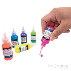 Glitter Glue Neón 20ml CREATIVE material-didactico