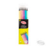 Lápices Grafito Hexagonales Cuerpo Color Pastel ADIX material-didac...