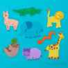 Animal Goma Eva Adhesiva 48u CREATIVE CREATIVE material-didactico