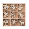 Figuras Navideñas de Madera CREATIVE material-didactico