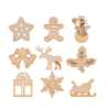 Figuras Navideñas de Madera CREATIVE material-didactico