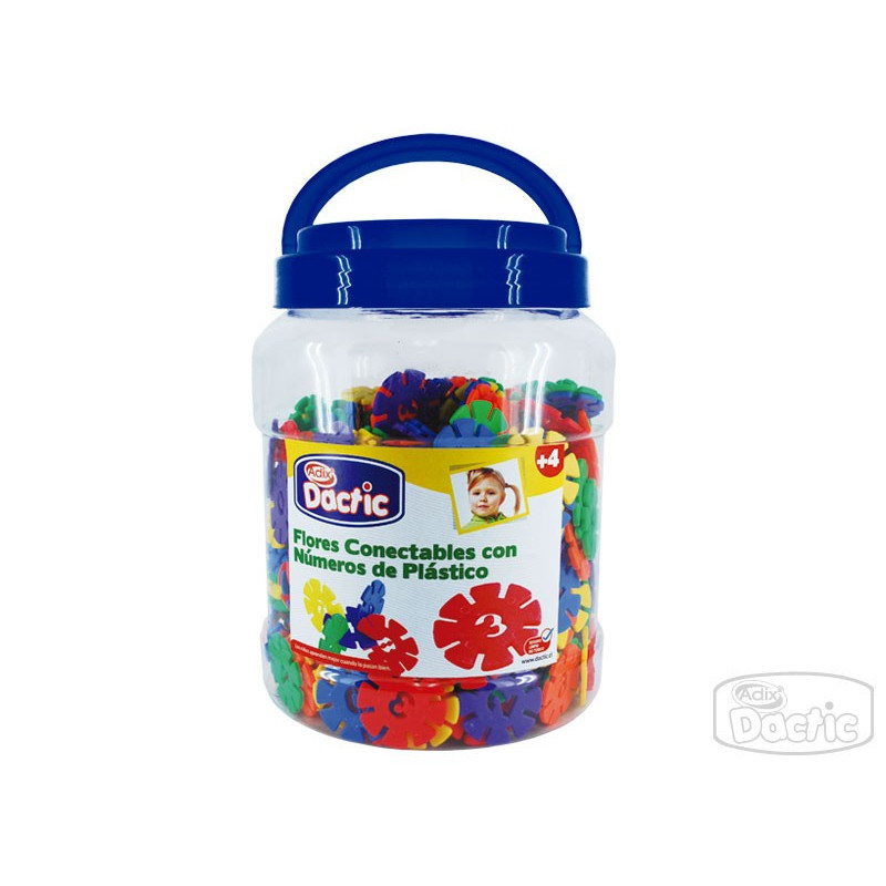 Flores Conectables con Números DACTIC material-didactico