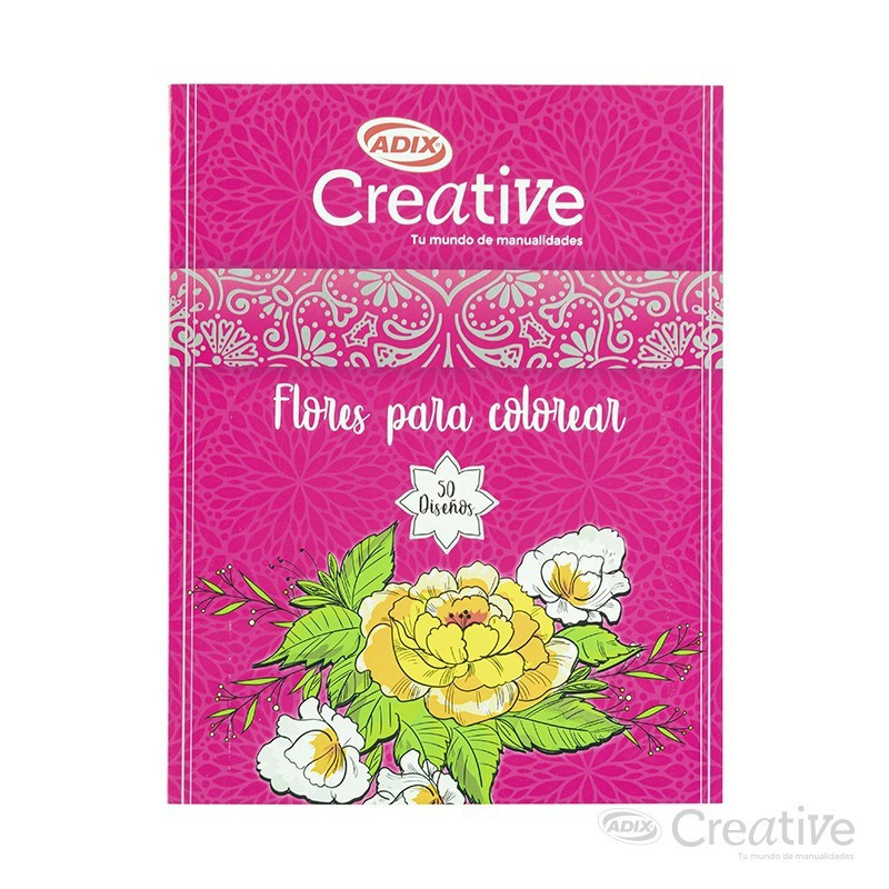 Libro Flores para Colorear CREATIVE CREATIVE material-didactico