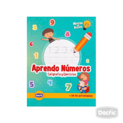 Libro para Caligrafía de Números DACTIC material-didactico