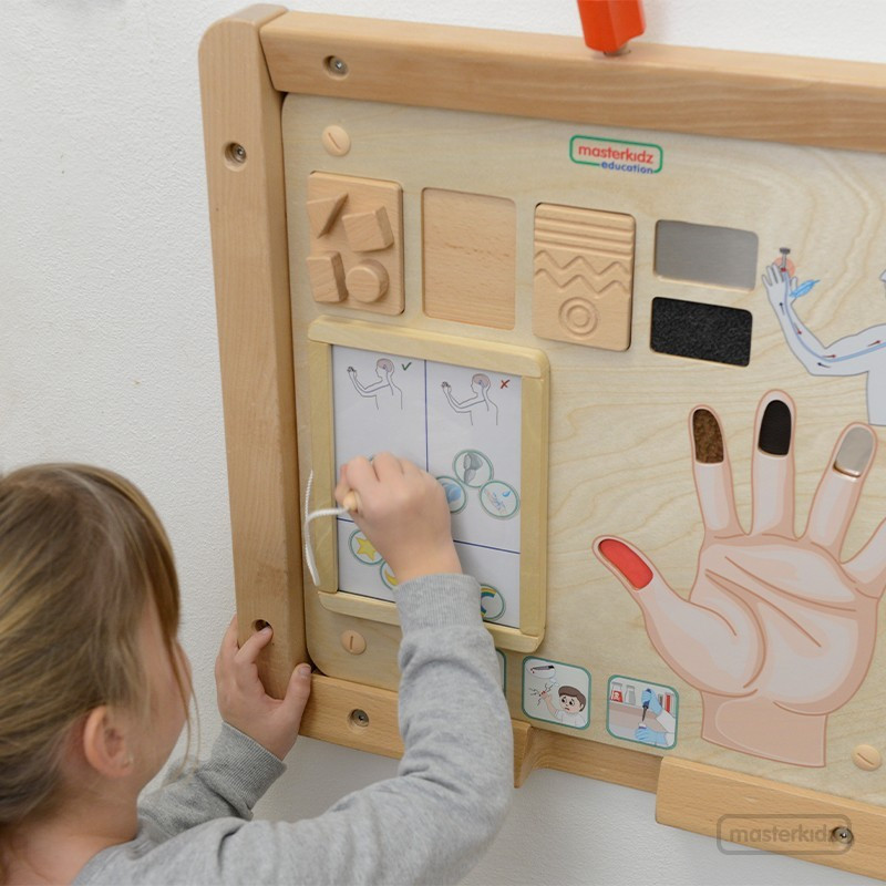 Tablero de Pared Sentido del Tacto MASTERKIDZ material-didactico