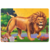 Puzzle León 36 piezas + Figura WENNO material-didactico