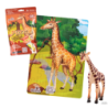 Puzzle Jirafa 36 piezas + Figura WENNO material-didactico