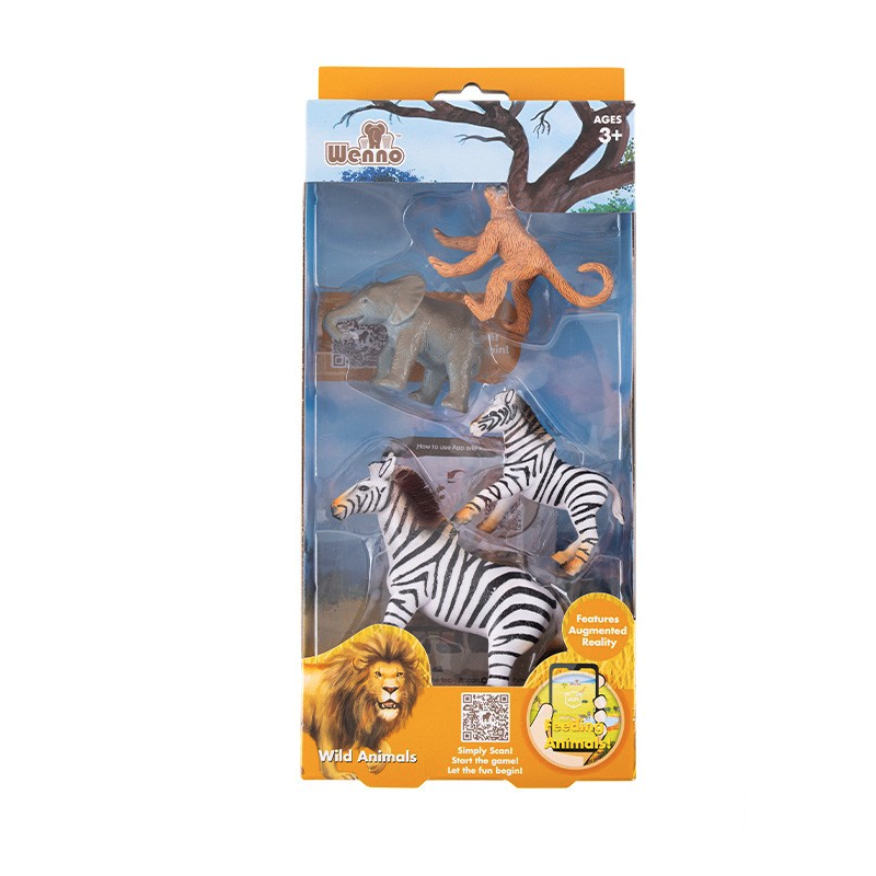 Animales Salvajes 4 un. WENNO material-didactico