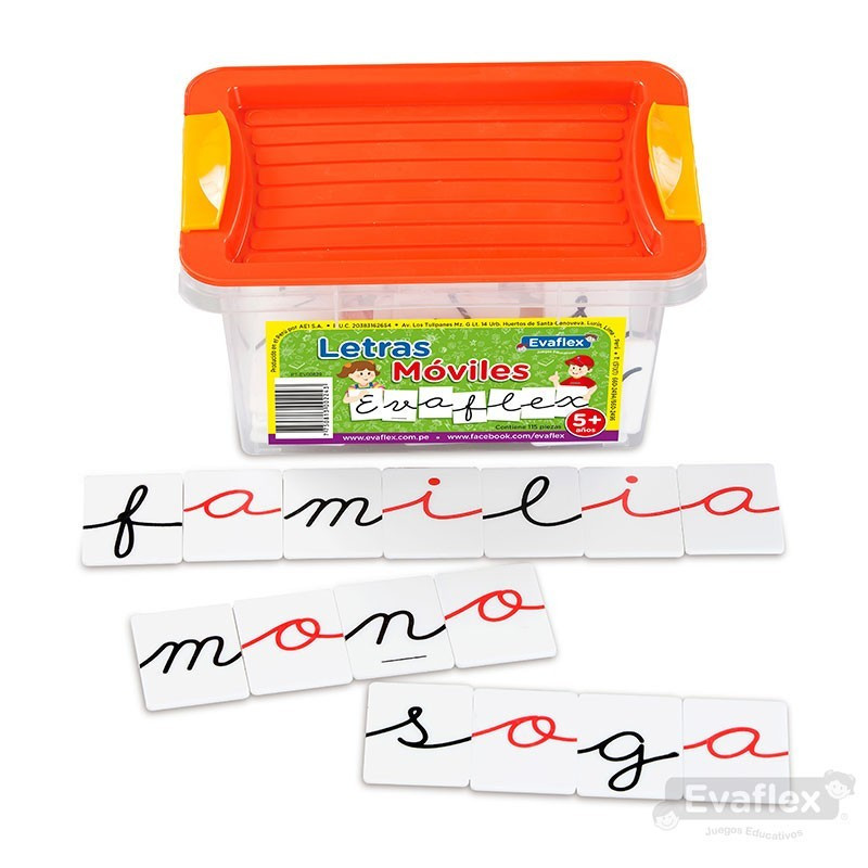 Letras Móviles EVAFLEX material-didactico