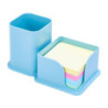 Porta Lápiz y Porta Notas Celeste Pastel SWORLD material-didactico
