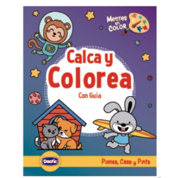 Libro Calca y Colorea DACTIC material-didactico
