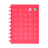 Cuaderno B5 c/ Pines Fucsia Anillado - Soy Didácticos