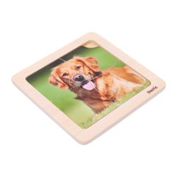 Puzzle Perro de Madera DACTIC material-didactico