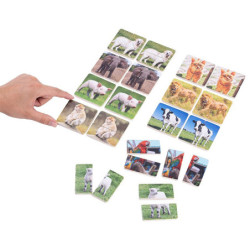 Puzzle Memorice Animales DACTIC material-didactico
