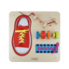 Tablero de Pared para Atar Cordones MASTERKIDZ material-didactico