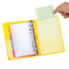 Agenda Pin A6 Amarillo c/ 4 Anillos SWORLD material-didactico