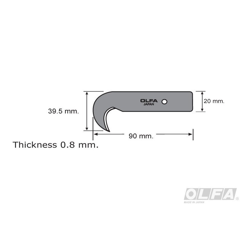 Repuesto Cuchilla HOK-1 OLFA material-didactico