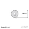 Repuesto Cuchilla Rotativa RTY1-G / RTY1-DX 2 unidades OLFA materia...