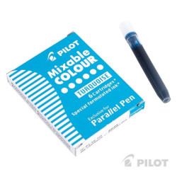 Cartucho Lapicera Parallel 6u Turquesa PILOT PILOT material-didactico