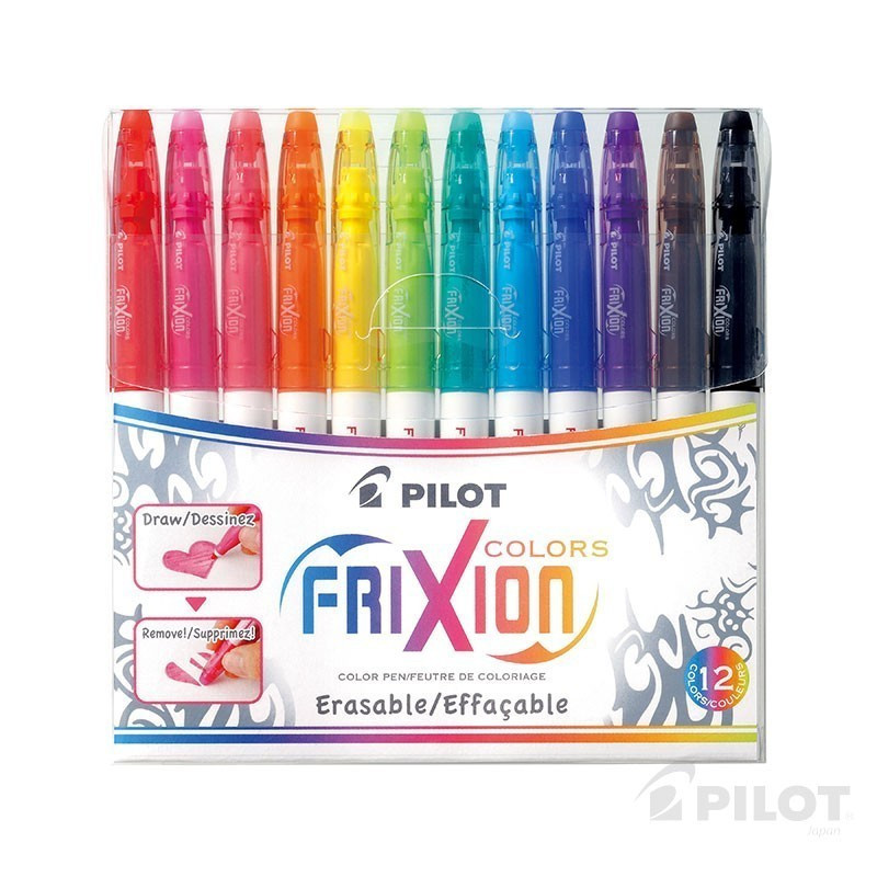 Marcadores Frixion Colors 12 colores Pilot PILOT material-didactico