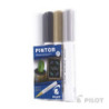 Set Pintor Extra Fino de 4 unidades Blanco, Negro, Dorado, Plateado...