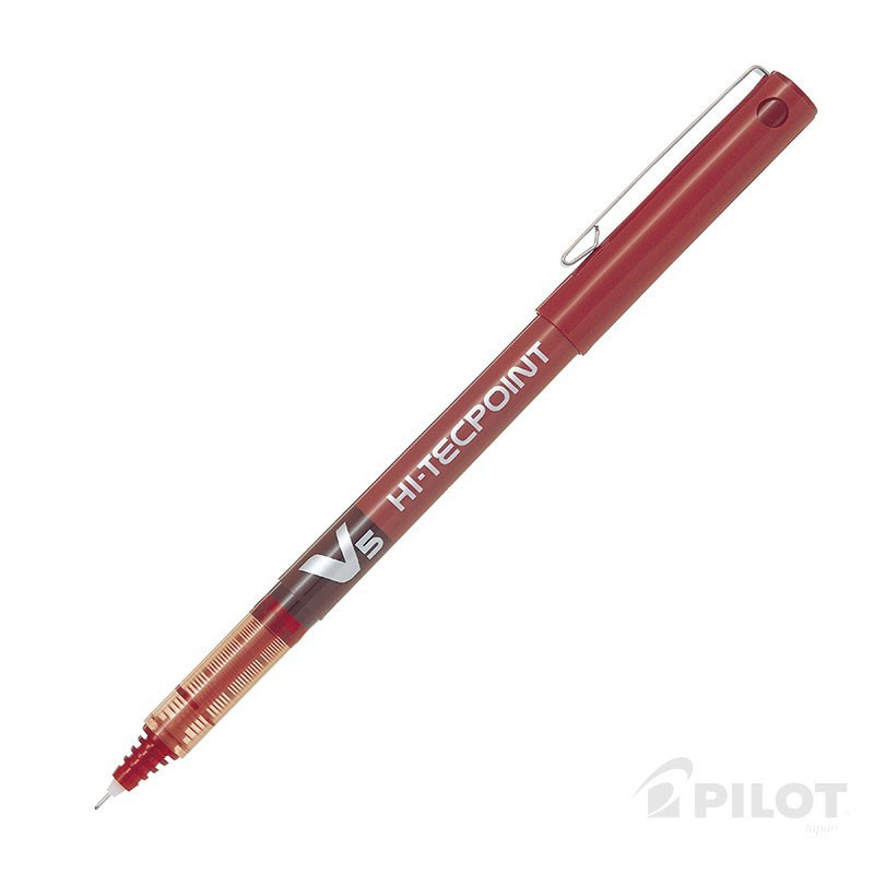 Lápiz Tinta HI-TECPOINT V5 Rojo PILOT PILOT material-didactico