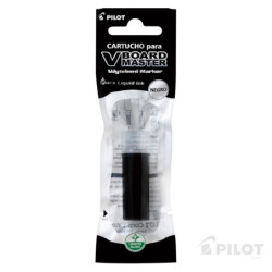 Cartucho V Board Master Negro 12 un. PILOT material-didactico