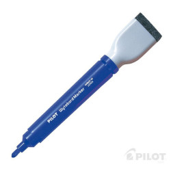 Marcador de Pizarra Azul Recargable con Borrador PILOT material-did...