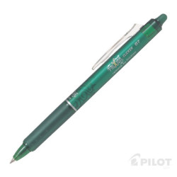Lápiz Gel FRIXION CLICKER 0.7 Verde PILOT PILOT material-didactico