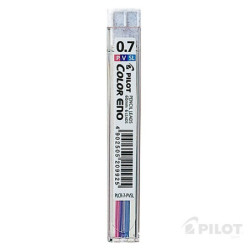 Minas Colores 0.7mm Rosado-Violeta-Turquesa PILOT PILOT material-di...