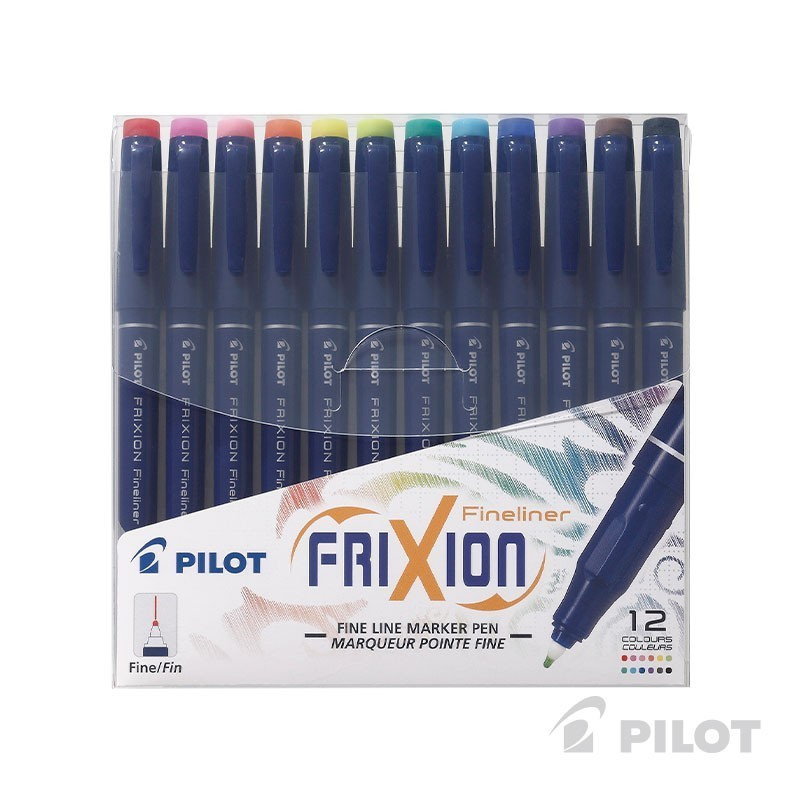 Marcador FRIXION FINELINER Set 12u Pilot PILOT material-didactico