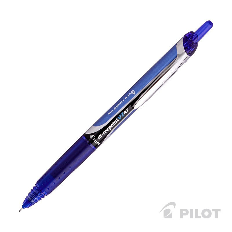 Lápiz Tinta HI-TECPOINT GRIP V7 Retráctil Azul PILOT PILOT material...